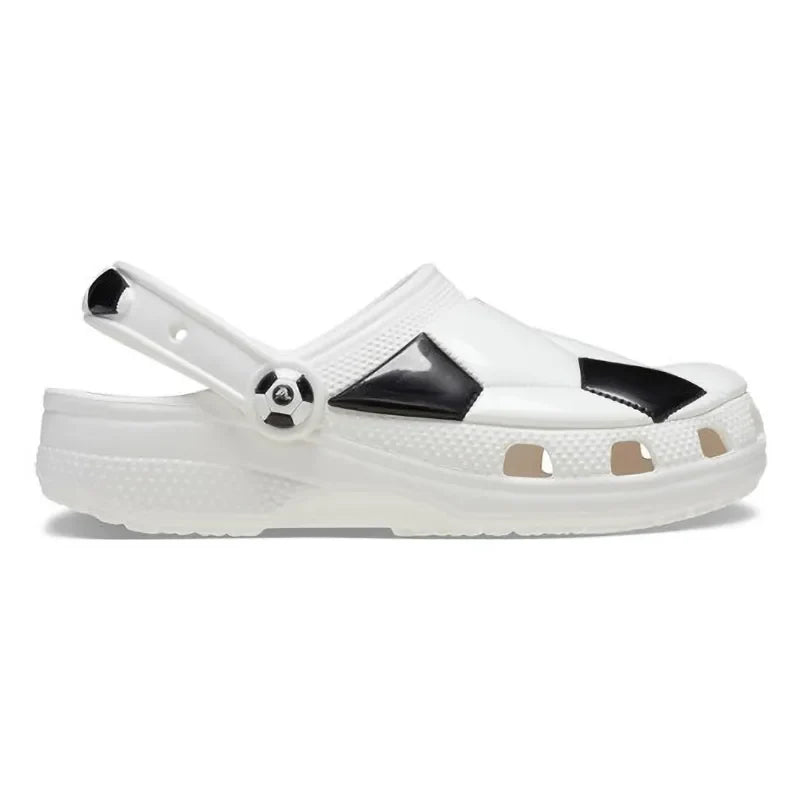 CROCS KIDS WHITE/BLACK CLOGS | SKU : 210157-103