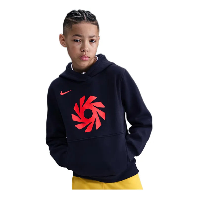 NIKE KIDS NAVY HOODED SWEAT | SKU : HV0221-498