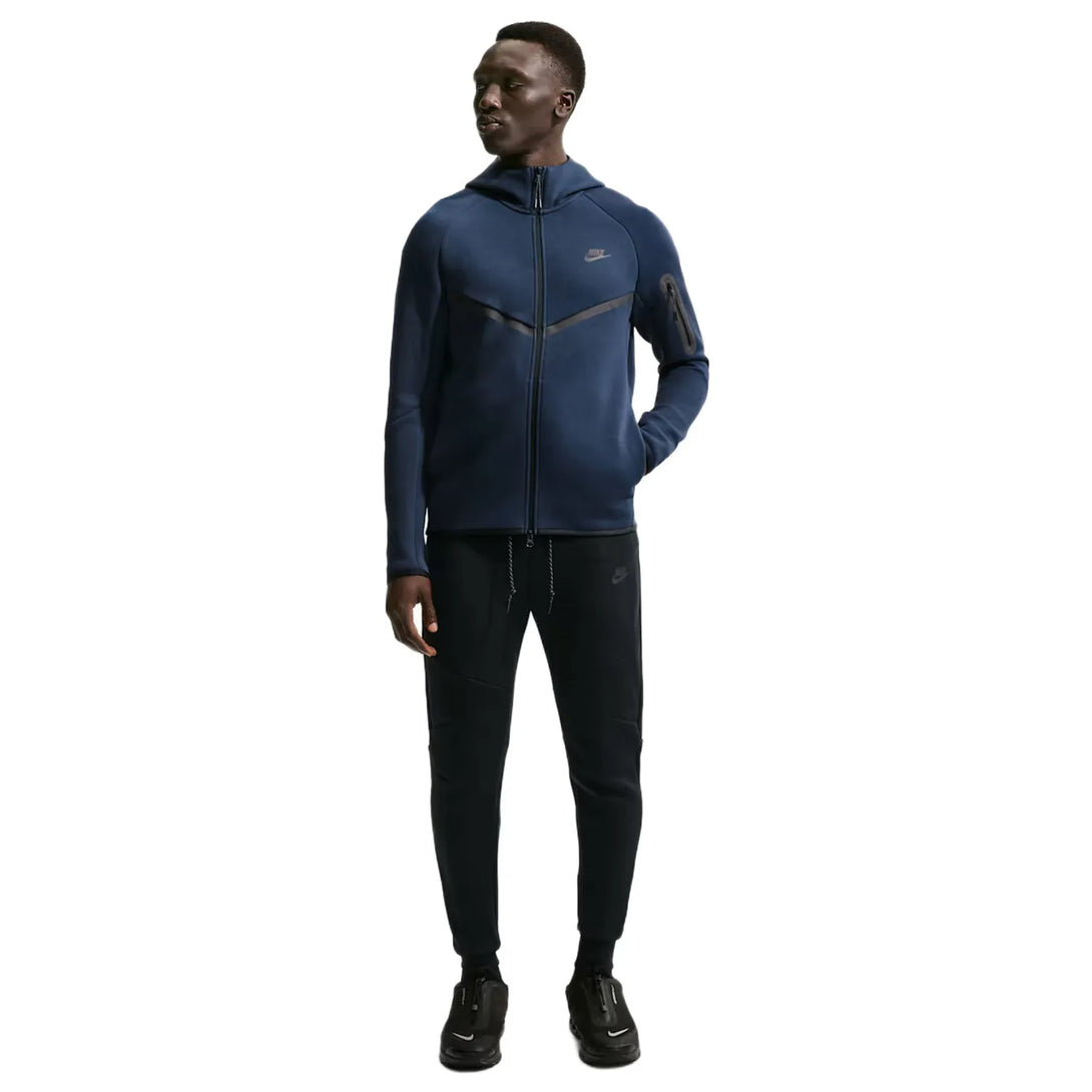 NIKE MEN BLACK HOODED TRACK TOP | SKU : HV0949-451 – WAMA